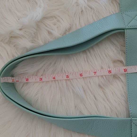 Women's Orb Aqua Vegan Leather Tote - Picture 12 of 12